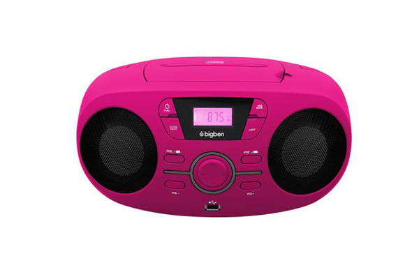 Bigben - Tragbares CD/Radio CD61 USB - pink