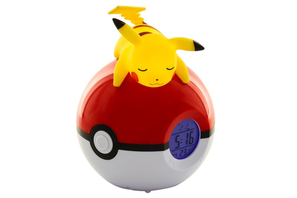 Bigben - Pokémon - Digitaler Radiowecker liegender Pikachu [LED-Lampe]