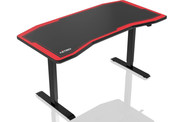 Nitro Concepts D16E Gaming Desk - black/red