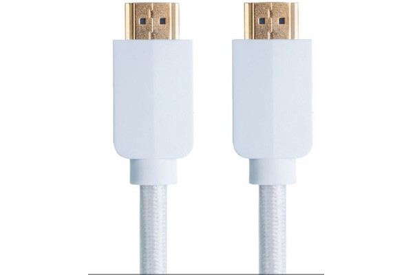 HDMI 2.1 Cable Braided 8K 3m - white [PS5]