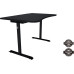 Arozzi Fratello Gaming Desk - pure black