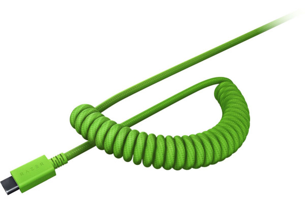 Razer PBT Keycap + Coiled Cable Upgrade Set - green