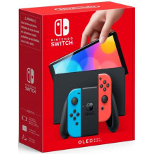 Nintendo Switch Console OLED - neon red/blue [NSW] (D/F/I)