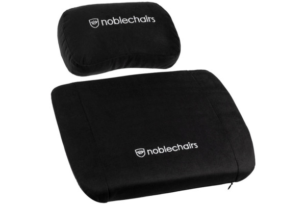 noblechairs Memory Foam Pillow-Set - black