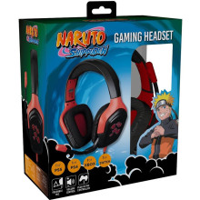 KONIX - Naruto Gaming Headset - Akatsuki black/red