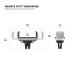 Car Vent Mount for Smartphones [up to 5.5in] - black/silver