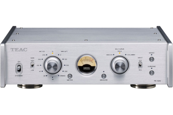 Teac PE-505-S Stereo Pre Amplifier - silver