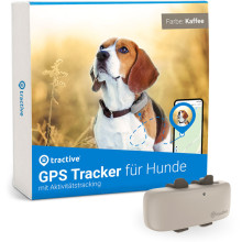 Tractive Hunde Tracker GPS DOG 4 - coffee