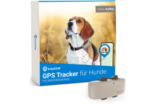 Tractive Hunde Tracker GPS DOG 4 - coffee
