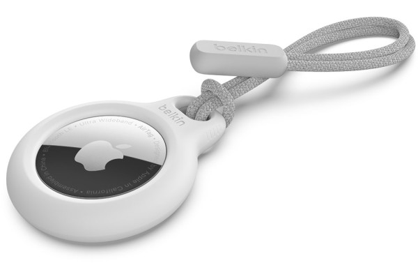 Belkin Secure Holder for Apple AirTag with Strap - white
