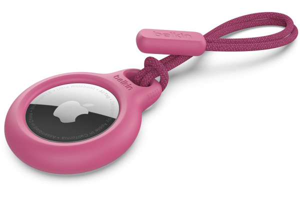 Belkin Secure Holder for Apple AirTag with Strap - pink