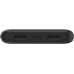 Belkin Boost Charge Powerbank 10000mAh 12W incl. USB-A/USB-C Cable 15cm - black