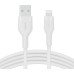 Belkin Boost Charge Flex USB-A to Lightning Cable, 1m - white
