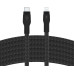 Belkin Boost Charge PRO Flex USB-C to Lightning Cable, 3m - black