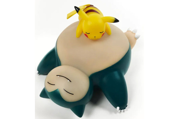 Pokémon - LED-Lampe Snorlax + Pikachu 25 cm [Touch,liegend]