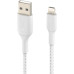 Belkin Boost Charge Braided Lightning to USB-A Cable 1m - white